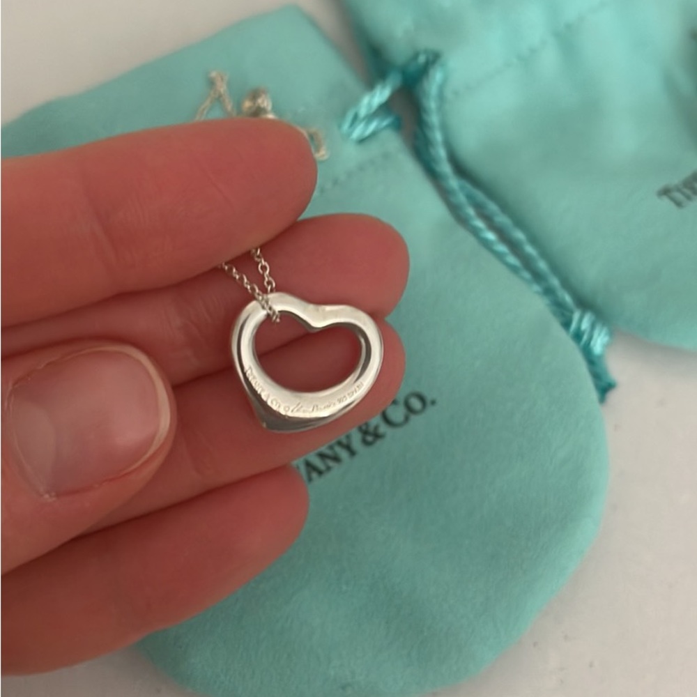 Tiffani and Co Open Heart Pendant